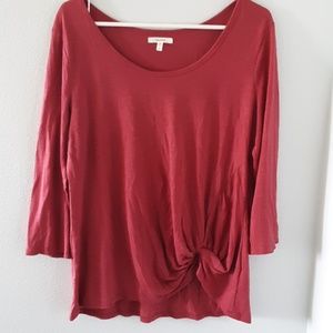 Maurices knotted top